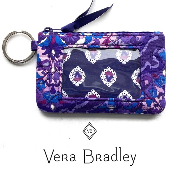 Vera Bradley Handbags - Vera Bradley Regal Rosette Iconic Zip ID case NWOT